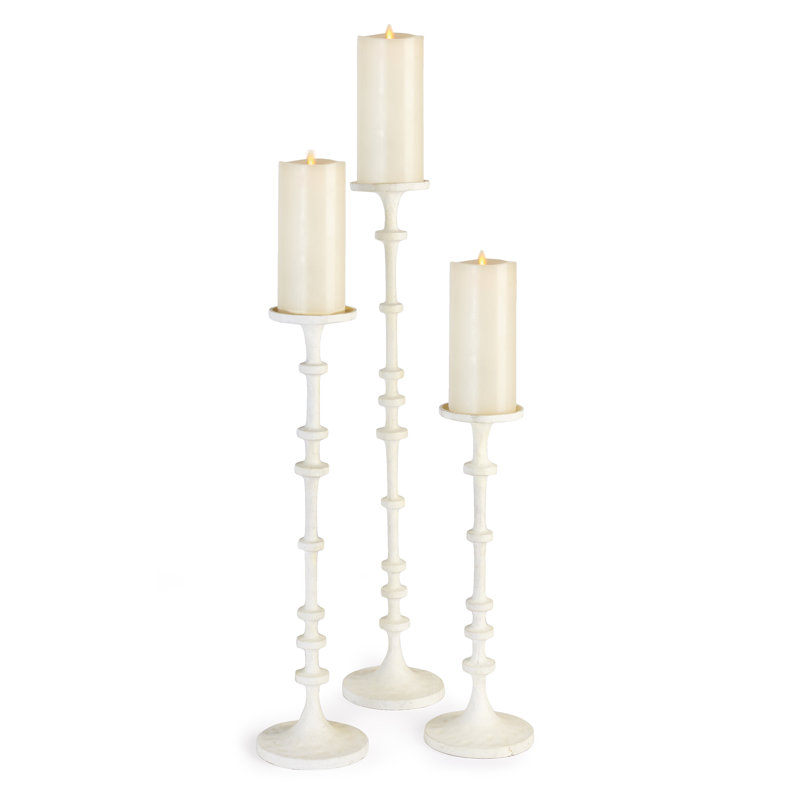 Longshore Tides Metal Candlestick & Reviews Wayfair
